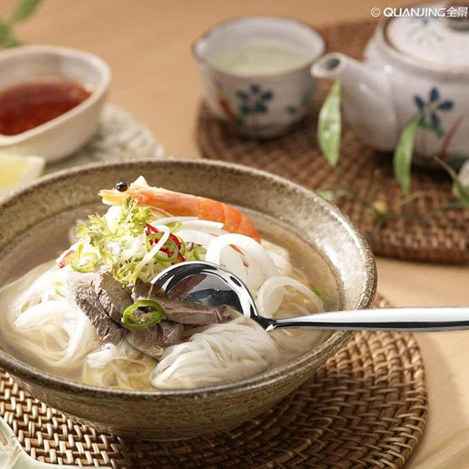 Idotry 2-Piece Stainless Steel Gravy Soup Spoon, Gravy Ladle Soup, Small Ladle